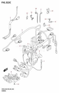 DF250A From 25003P-440001 (E11 - E40)  2024 drawing HARNESS (DF25ATH,DF30ATH)