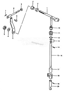 DT50M From 5002-100001 ()  1988 drawing CLUTCH