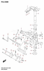 DF30A From 03003F-810001 (P01 P40)  2018 drawing SWIVEL BRACKET (DF25AR,DF30AR)