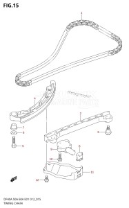 DF40A From 04004F-210001 (E34-Italy)  2012 drawing TIMING CHAIN