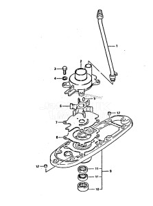 DT50 From 05003-401001 ()  1984 drawing WATER PUMP