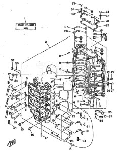 225B drawing CYLINDER--CRANKCASE-1