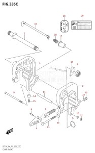 DF25A From 02504F-340001 (P01)  2023 drawing CLAMP BRACKET (DF30A)