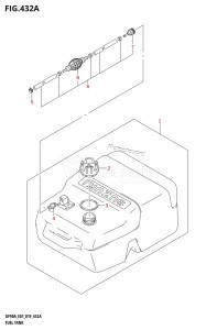 DF100B From 10004F-910001 (E01 E40)  2019 drawing FUEL TANK