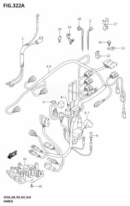 DF300A From 30002P-440001 (E11 - E40)  2024 drawing HARNESS (DF25A)