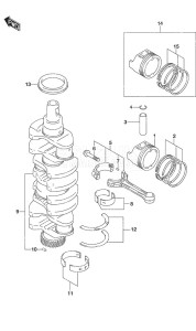 DF 140A drawing Crankshaft