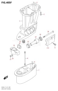 06002F-240001 (2022) 60hp E01 E40 E11-Gen. Export - Costa Rica (DF60AQH  DF60AQH  DF60AT  DF60AT  DF60ATH  DF60ATH) DF60A drawing DRIVE SHAFT HOUSING ((DF60AQH,DF60ATH):E40)