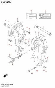 DF25A From 02504F-810001 (P01)  2018 drawing CLAMP BRACKET (DF30AQ)