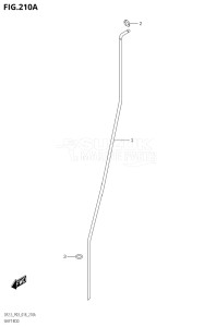 00252F-810001 (2018) 2.5hp P03-U.S.A (DF2.5) DF2.5 drawing SHIFT ROD