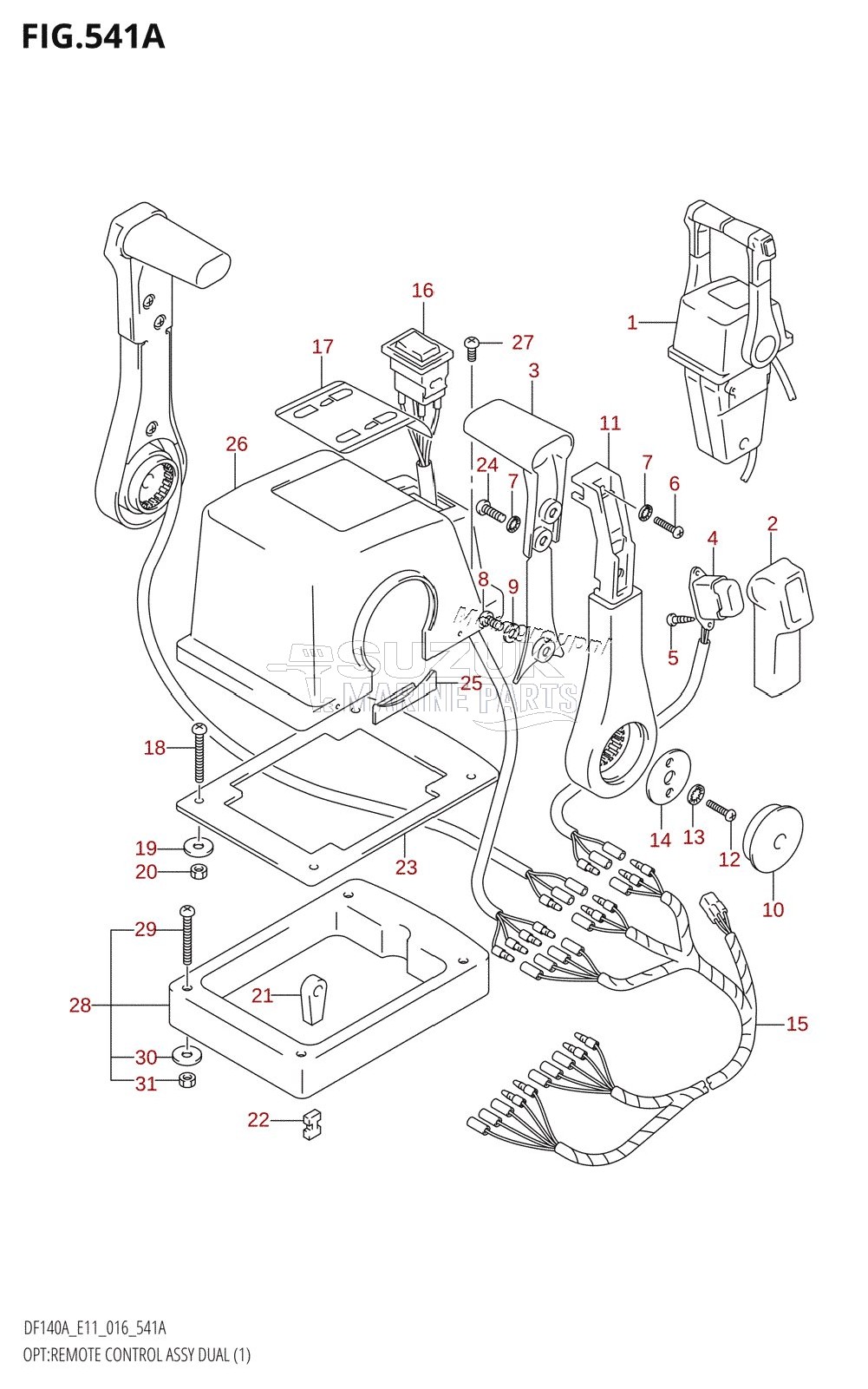 OPT:REMOTE CONTROL ASSY DUAL (1)