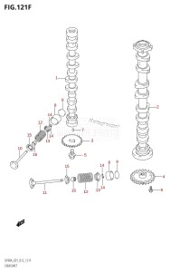 DF80A From 08002F-310001 (E40)  2013 drawing CAMSHAFT (DF80A:E40)