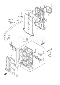 DF 40A drawing Cylinder Head