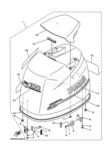 F100A drawing FAIRING-UPPER