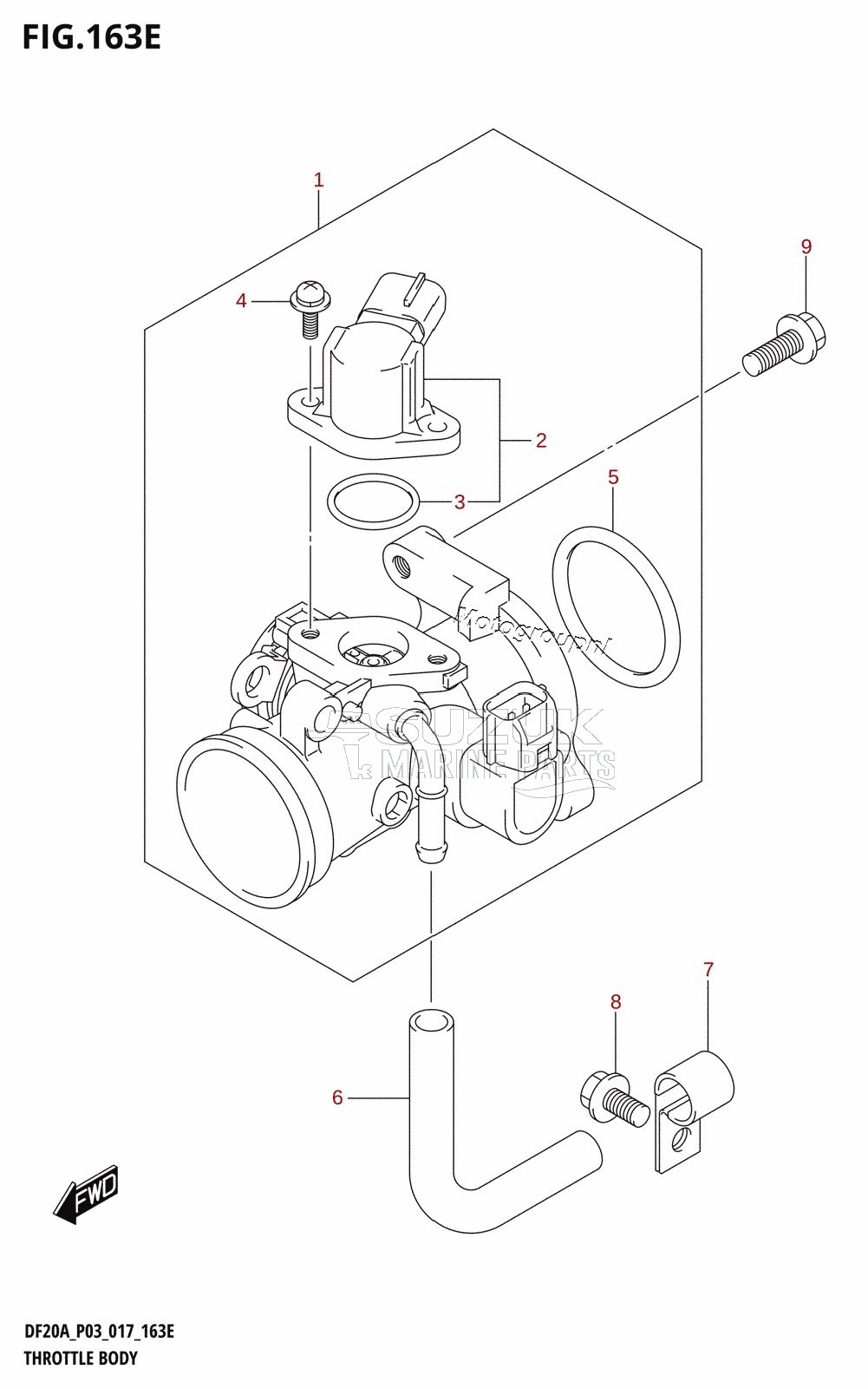 THROTTLE BODY (DF15A:P03)