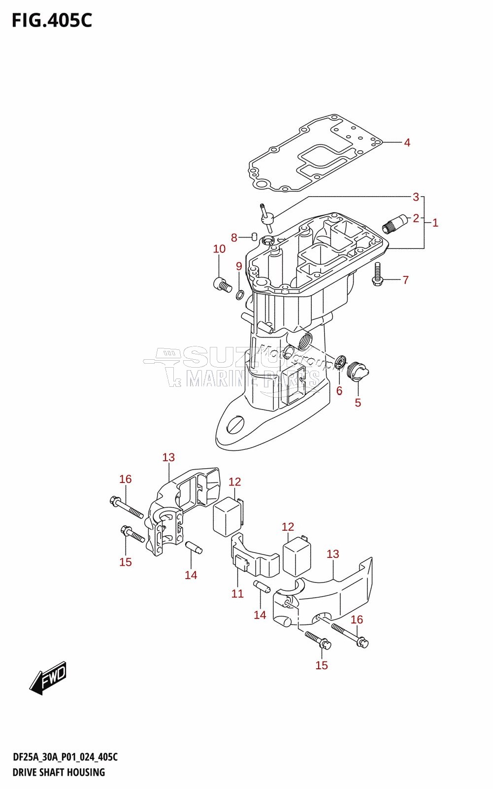 DRIVE SHAFT HOUSING (DF30AQ)