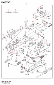 DF50A From 05004F-410001 (E01)  2014 drawing OPT:TILLER HANDLE (DF60A:E01)