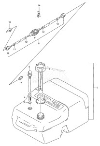 DT60 From 06002-861001 ()  1998 drawing FUEL TANK