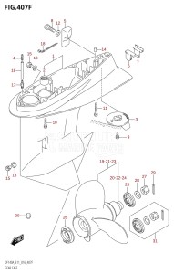 DF140AZ From 14003Z-610001 (E11 E40)  2016 drawing GEAR CASE (DF140AT:E11)