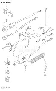 01503F-110001 (2011) 15hp P01-Gen. Export 1 (DF15  DF15R) DF15 drawing ELECTRICAL (K5,K6,K7,K8,K9,K10,011)