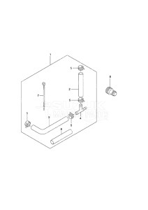 Outboard DF 115A drawing Water Pressure Gauge Install Kit