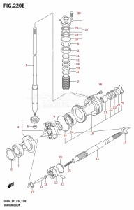 DF40A From 04003F-410001 (E03)  2014 drawing TRANSMISSION (DF60AVT)