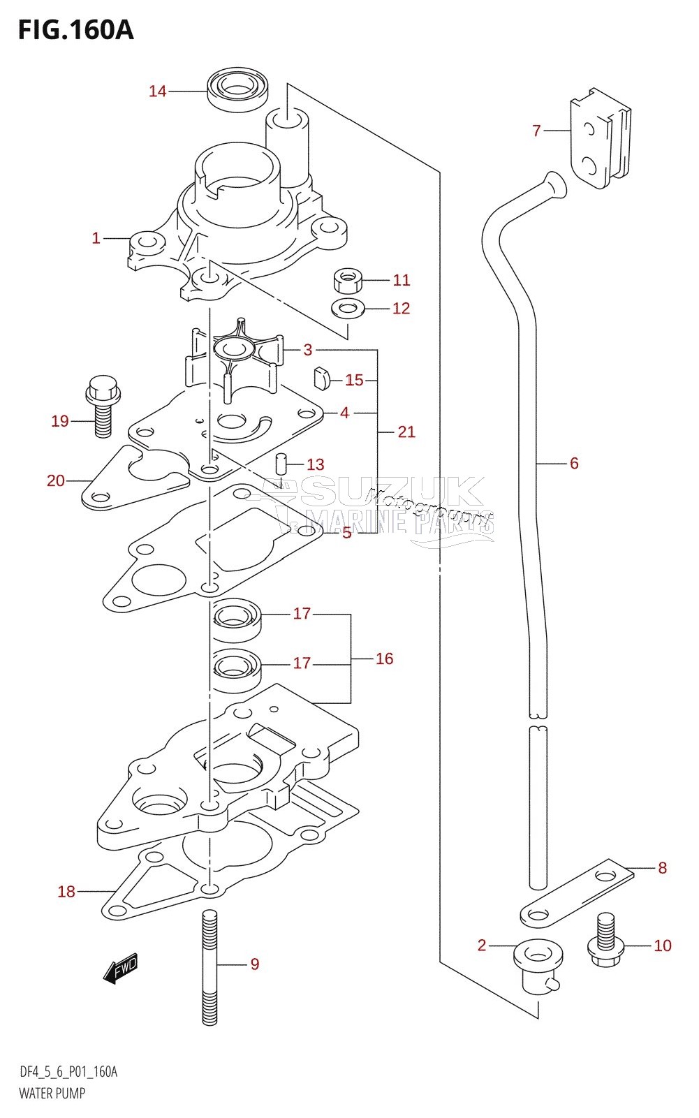 WATER PUMP (K2,K3,K4)