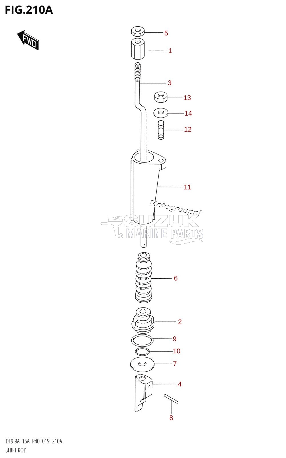 SHIFT ROD (P36,P81)