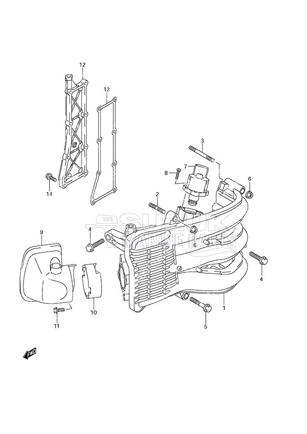 Intake Manifold/Silencer/Exhaust Cover