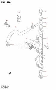 DF40A From 04003F-110001 (E03)  2011 drawing FUEL INJECTOR (DF60AT)