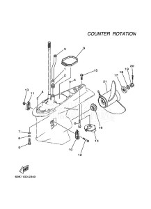 FL200A drawing PROPELLER-HOUSING-AND-TRANSMISSION-4