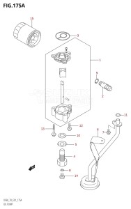 DF70 From 07001F-861001 (E01)  1998 drawing OIL PUMP