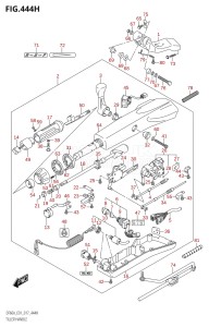 04003F-710001 (2017) 40hp E01-Gen. Export 1 (DF40A  DF40AQH  DF40ATH) DF40A drawing TILLER HANDLE (DF50AVTH:E01)