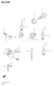 DF250Z From 25003Z-310001 (E03)  2013 drawing SENSOR (DF250Z:E03)