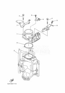 FL300BET1X drawing THROTTLE-BODY