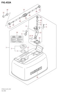 DT30 From 03001-371001 ()  2003 drawing FUEL TANK