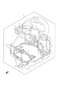 DF 25 V-Twin drawing Gasket Set