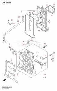 DF60A From 06002F-410001 (E01 E40)  2014 drawing CYLINDER HEAD (DF60ATH:E40)