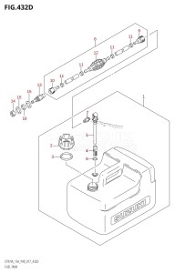 DT9.9A From 00993K-710001 (P36 P40)  2017 drawing FUEL TANK (DT9.9AK:P40)