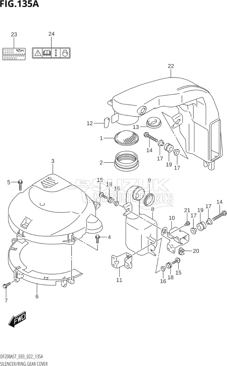 SILENCER / RING GEAR COVER