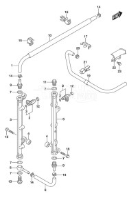 DF 250AP drawing Fuel Injector