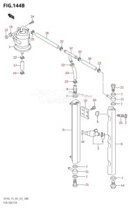 DF115Z From 11502Z-210001 (E01 E40)  2012 drawing FUEL INJECTOR (DF100T:E40)