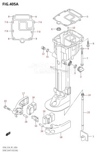 DF8A From 00801F-010001 (P01)  2010 drawing DRIVE SHAFT HOUSING