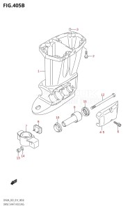 06002F-410001 (2014) 60hp E03-USA (DF60A) DF60A drawing DRIVE SHAFT HOUSING (DF50A)