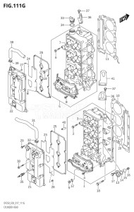 25003F-710001 (2017) 250hp E03-USA (DF250T) DF250 drawing CYLINDER HEAD (DF250ST:E03)