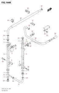 DF225Z From 22503Z-710001 (E01 E40)  2017 drawing FUEL INJECTOR (DF250T:E40)