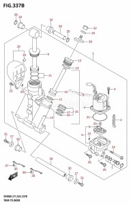 DF250A From 25003P-440001 (E11 - E40)  2024 drawing TRIM CYLINDER (L-TRANSOM)