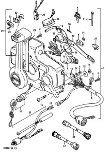 DT50 From 05001k-701715 ()  1987 drawing REMOTE CONTROL BOX (MODEL VF)