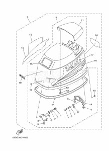 E60HMHDL drawing TOP-COWLING