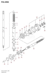 DT30 From 03005-210001 ()  2012 drawing TRANSMISSION (DT25K:P36)