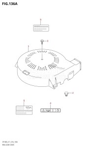 DF115A From 11503F-610001 (E01 E03 E11 E40)  2016 drawing RING GEAR COVER